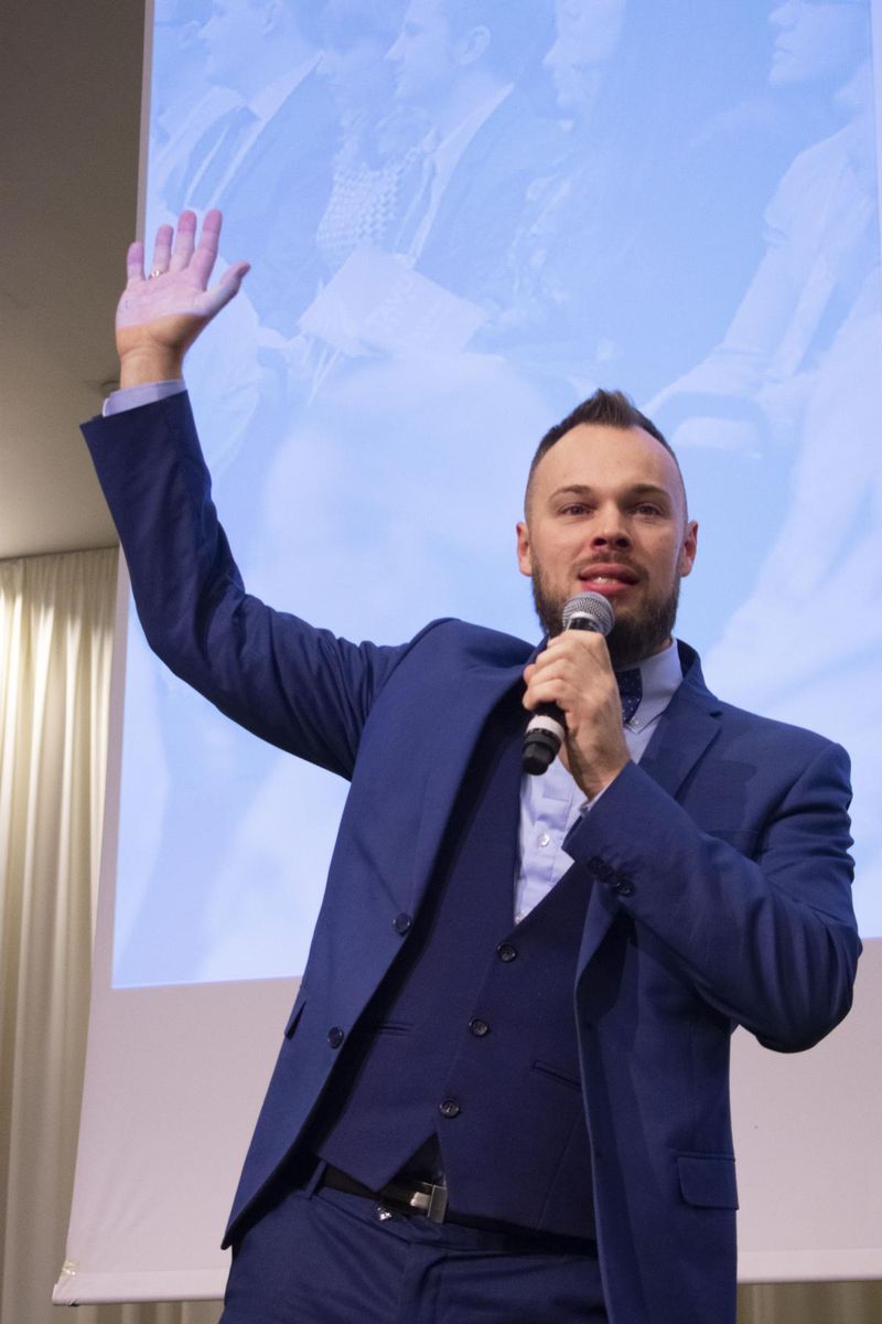 Saulius Bagdonas portretas scenoje